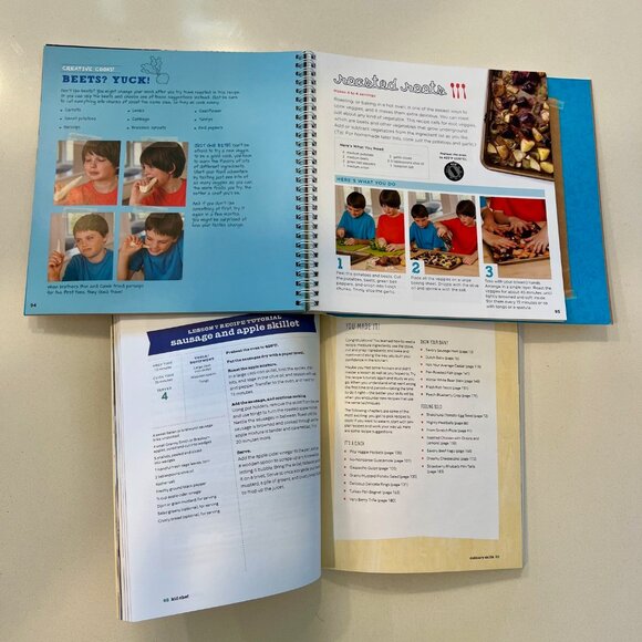 Kids Cookbooks (2): Cooking Class, Kid Chef NWOT - Picture 2 of 3